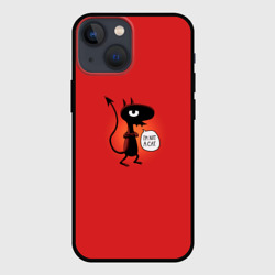 Чехол для iPhone 13 mini Disenchantment. I'm not a Cat