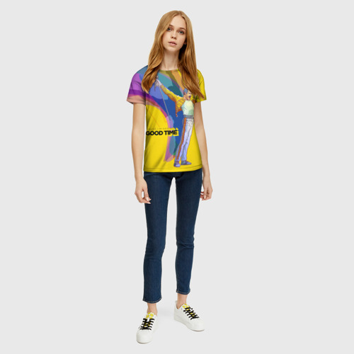 Женская футболка 3D Фредди Меркьюри, цвет 3D печать - фото 5