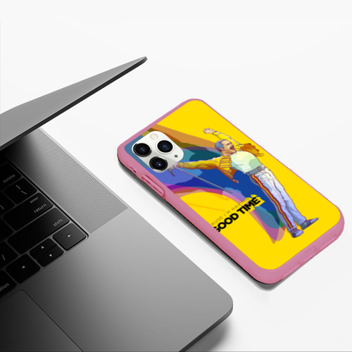 Чехол для iPhone 11 Pro Max матовый Фредди Меркьюри, цвет малиновый - фото 5