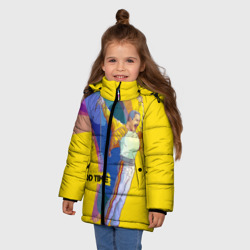 Зимняя куртка для девочек 3D Фредди Меркьюри - фото 2