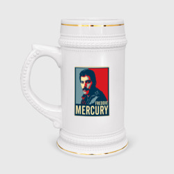 Кружка пивная Freddie Mercury