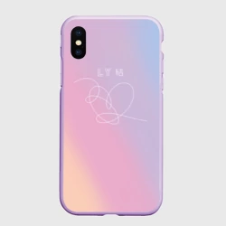 Чехол для iPhone XS Max матовый BTS