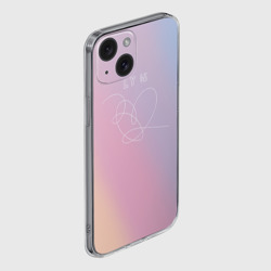 Чехол для iPhone 15 силиконовый с защитой камеры BTS - фото 2