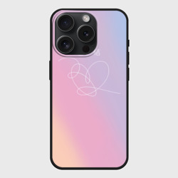 Чехол силиконовый для Apple iPhone 15 Pro матовый BTS