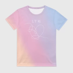 Женская футболка 3D BTS