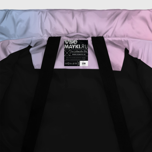 Женская зимняя куртка Oversize BTS, цвет черный - фото 7
