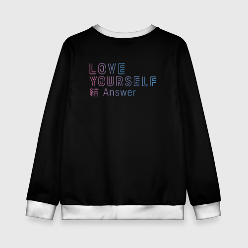 Детский свитшот 3D Love Yourself ? ‘ANSWER - фото 2