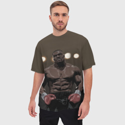 Мужская футболка oversize 3D Myke Tyson 7 - фото 2