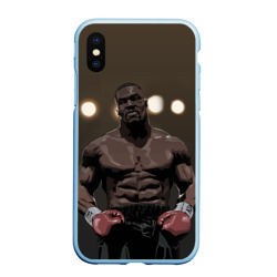 Чехол для iPhone XS Max матовый Myke Tyson 7