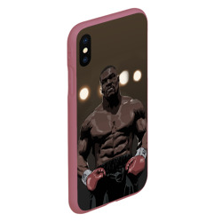 Чехол для iPhone XS Max матовый Myke Tyson 7 - фото 2