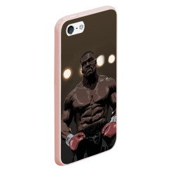 Чехол для iPhone 5/5S матовый Myke Tyson 7 - фото 2