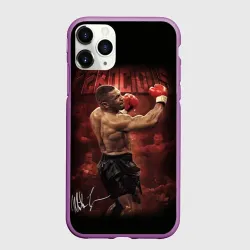 Чехол для iPhone 11 Pro матовый Myke Tyson 8
