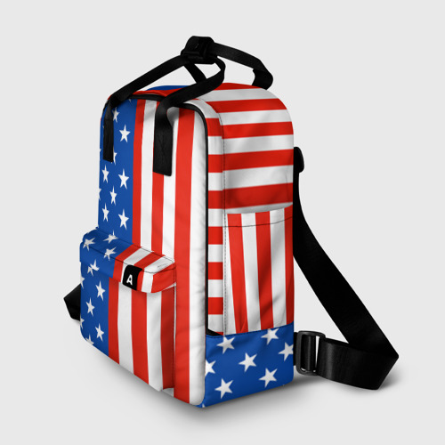 Женский рюкзак 3D Американский Флаг - фото 2