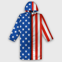 Женский дождевик 3D Американский Флаг