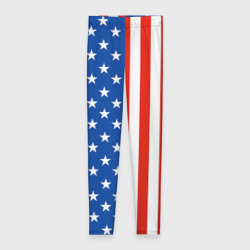 Леггинсы 3D Американский Флаг