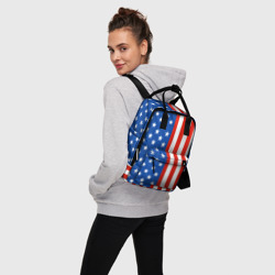 Женский рюкзак 3D Американский Флаг - фото 2