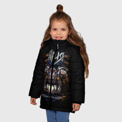 Зимняя куртка для девочек 3D Герой асфальта - фото 2