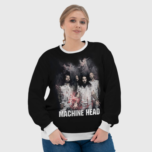 Женский свитшот 3D Machine Head_5 - фото 6