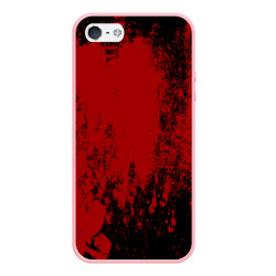 Чехол для iPhone 5/5S матовый Red blood