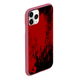 Чехол для iPhone 11 Pro Max матовый Red blood - фото 2