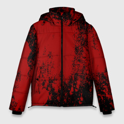 Мужская зимняя куртка 3D Red blood