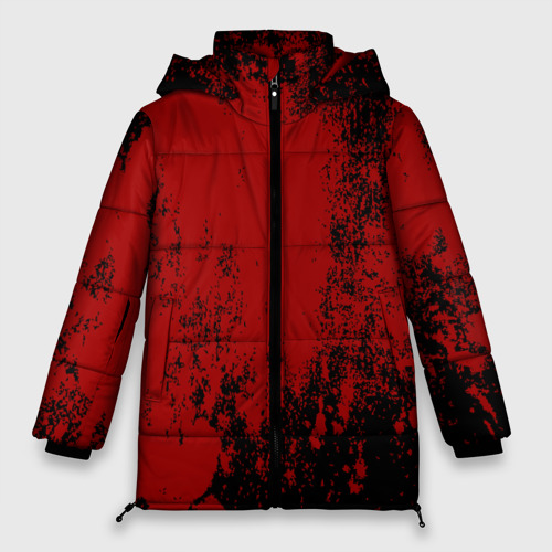Женская зимняя куртка Oversize Red blood