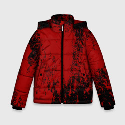 Зимняя куртка для мальчиков 3D Red blood