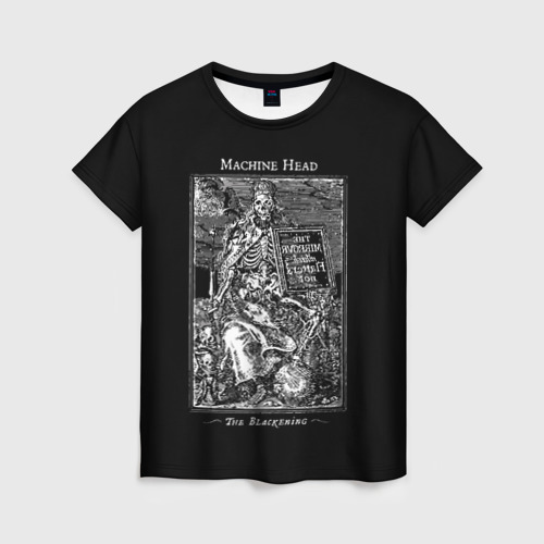Женская футболка 3D с принтом Machine Head 10, вид спереди #2