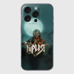 Чехол для iPhone 16 Pro Max силиконовый с защитой камеры Химера