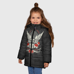 Зимняя куртка для девочек 3D Беспечный ангел - фото 2