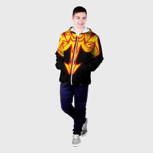 Мужская куртка 3D FAIRY TAILS NATSU DRAGNEEL, цвет 3D печать - фото 3