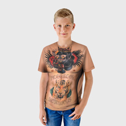 Детская футболка 3D МакГрегор татуировки - фото 2