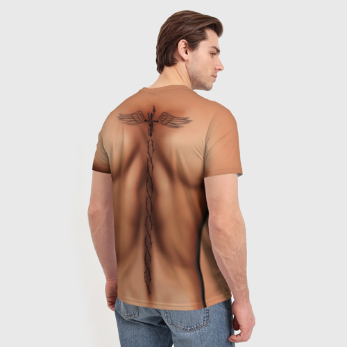 Мужская футболка 3D МакГрегор татуировки, цвет 3D печать - фото 4