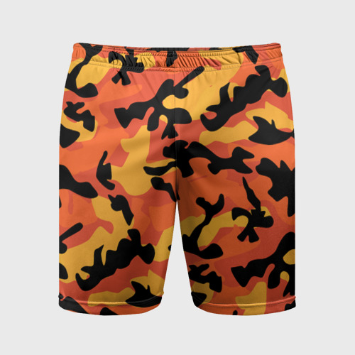 Мужские шорты спортивные Fashion camouflage, цвет 3D печать
