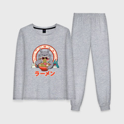 Женская пижама с лонгсливом хлопок Totoro