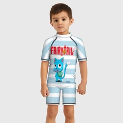 Детский купальный костюм 3D Кот на полосочках - фото 2