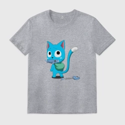 Мужская футболка хлопок Котик Хэппи