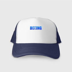 Кепка тракер с сеткой Boxing blue Ring