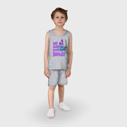 Детская пижама с шортами хлопок Eat, Sleep, Loot, Repeat - фото 2