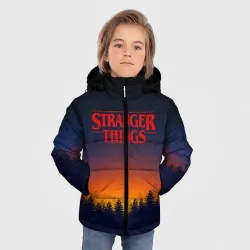 Зимняя куртка для мальчиков 3D Stranger things Очень странные дела - фото 2