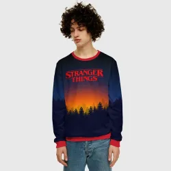 Мужской свитшот 3D Stranger things Очень странные дела - фото 2