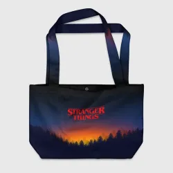Пляжная сумка 3D Stranger things Очень странные дела