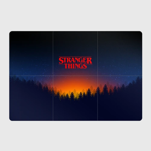 Магнитный плакат 3Х2 Stranger things Очень странные дела