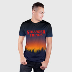 Мужская футболка 3D Slim Stranger things Очень странные дела - фото 2