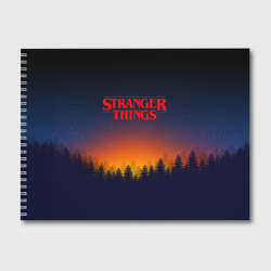 Альбом для рисования Stranger things Очень странные дела