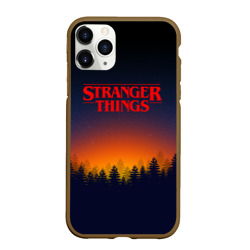 Чехол для iPhone 11 Pro Max матовый Stranger things Очень странные дела