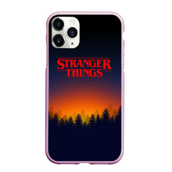 Чехол для iPhone 11 Pro Max матовый Stranger things Очень странные дела