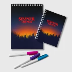 Блокнот Stranger things Очень странные дела