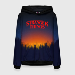 Женская толстовка 3D Stranger things Очень странные дела