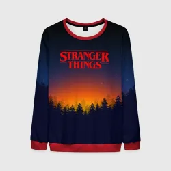 Мужской свитшот 3D Stranger things Очень странные дела